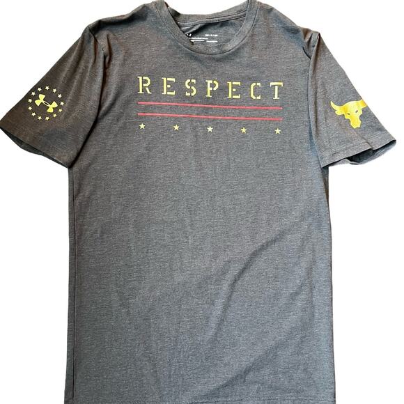 Under Armour Men’s SM Project Rock Respect Graphic T-shirt - Picture 1 of 6